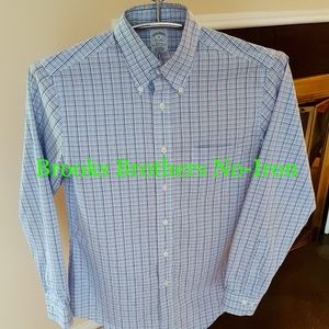 Brooks Brothers No-Iron Long Sleeve Dress Shirt